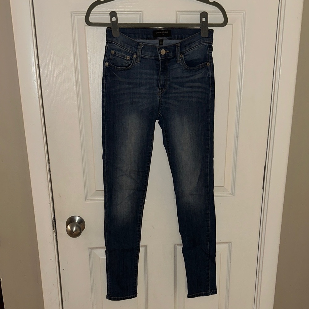 Banana Republic Dark Blue Skinny Jeans